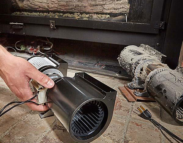 How To Replace Your Fireplace Blower, How To Install A Blower For Wood Burning Fireplace