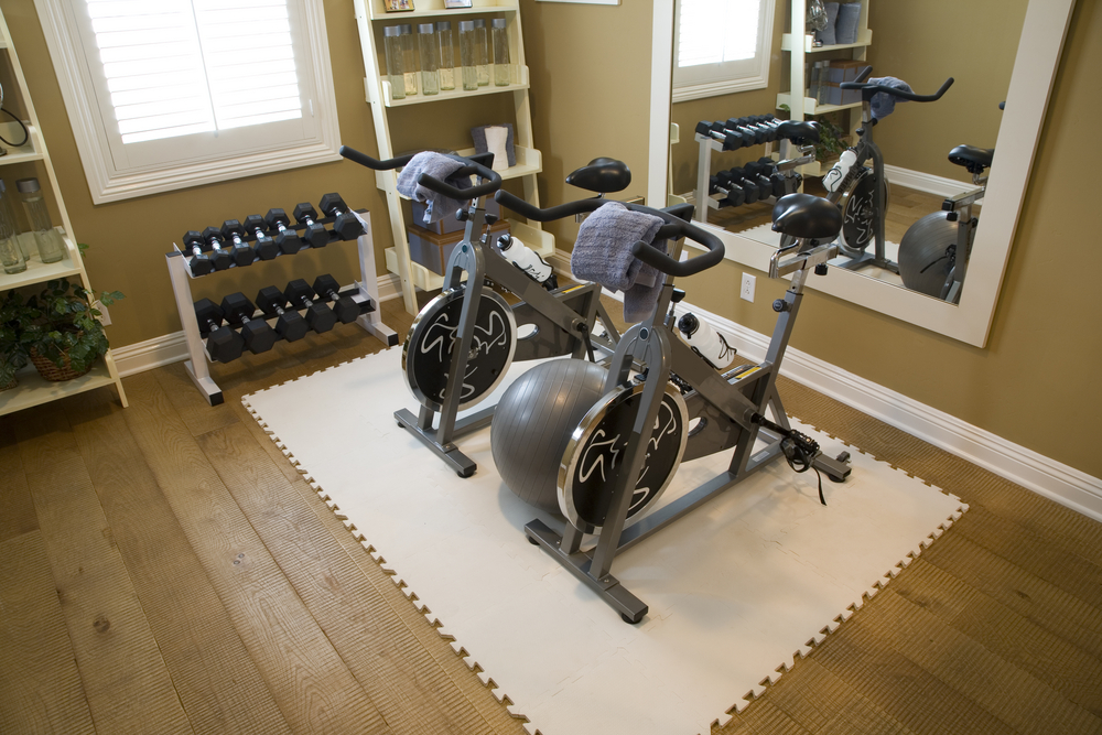 Home Gym in Basement