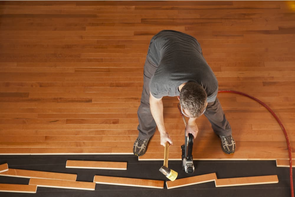 hardwood flooring installation