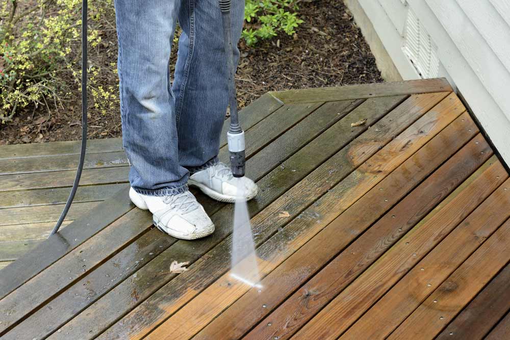 deck cleaning