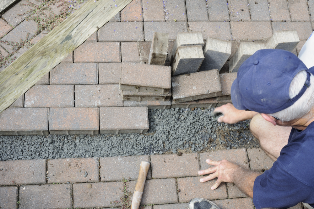 interlock patio repair